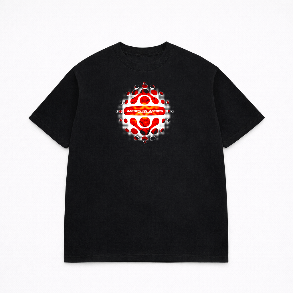 ACTIVE INTERFACE BLACK TEE