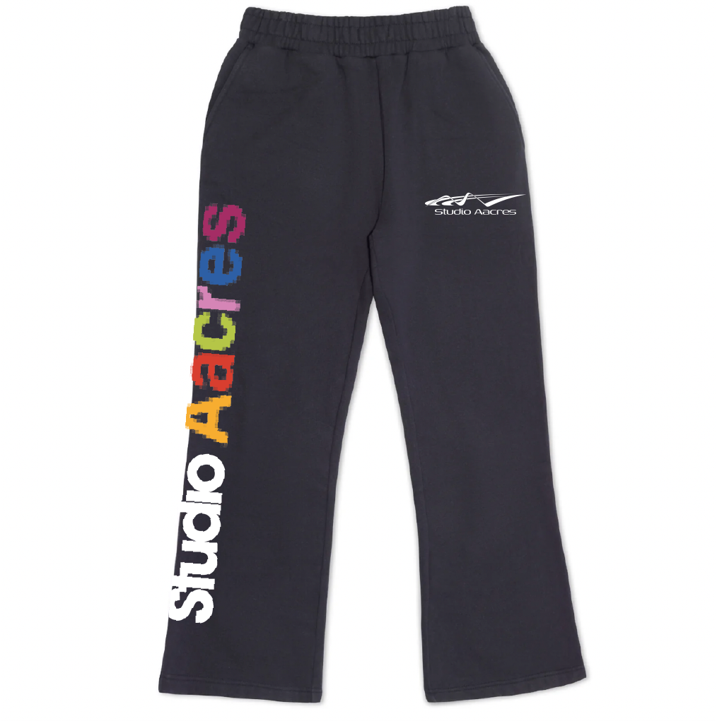 STUDIO AACRES BLACK BAGGY SWEATS