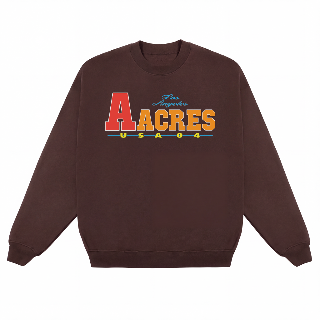 PACIFIC LEAGUE CHOCOLATE CREWNECK