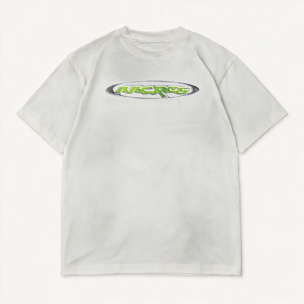 GREENLINE LOGO VINTAGE WHITE TEE