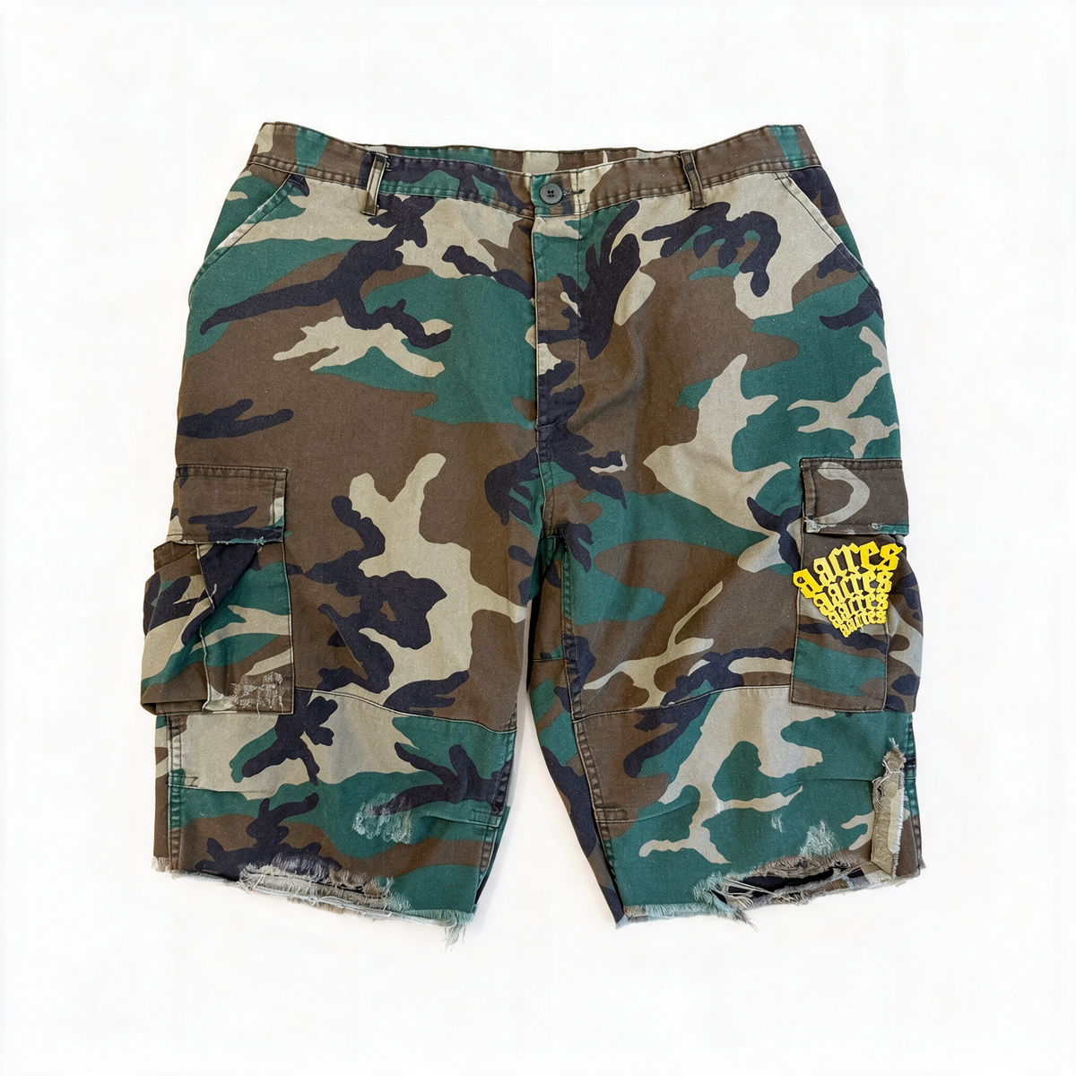 VINTAGE BDU CARGO JORTS (ARMY CAMO)