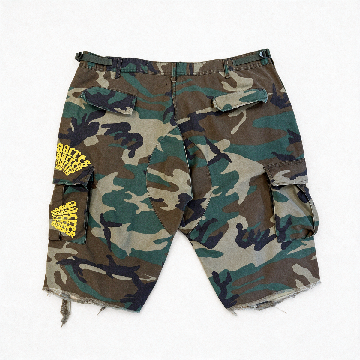 VINTAGE BDU CARGO JORTS (ARMY CAMO)