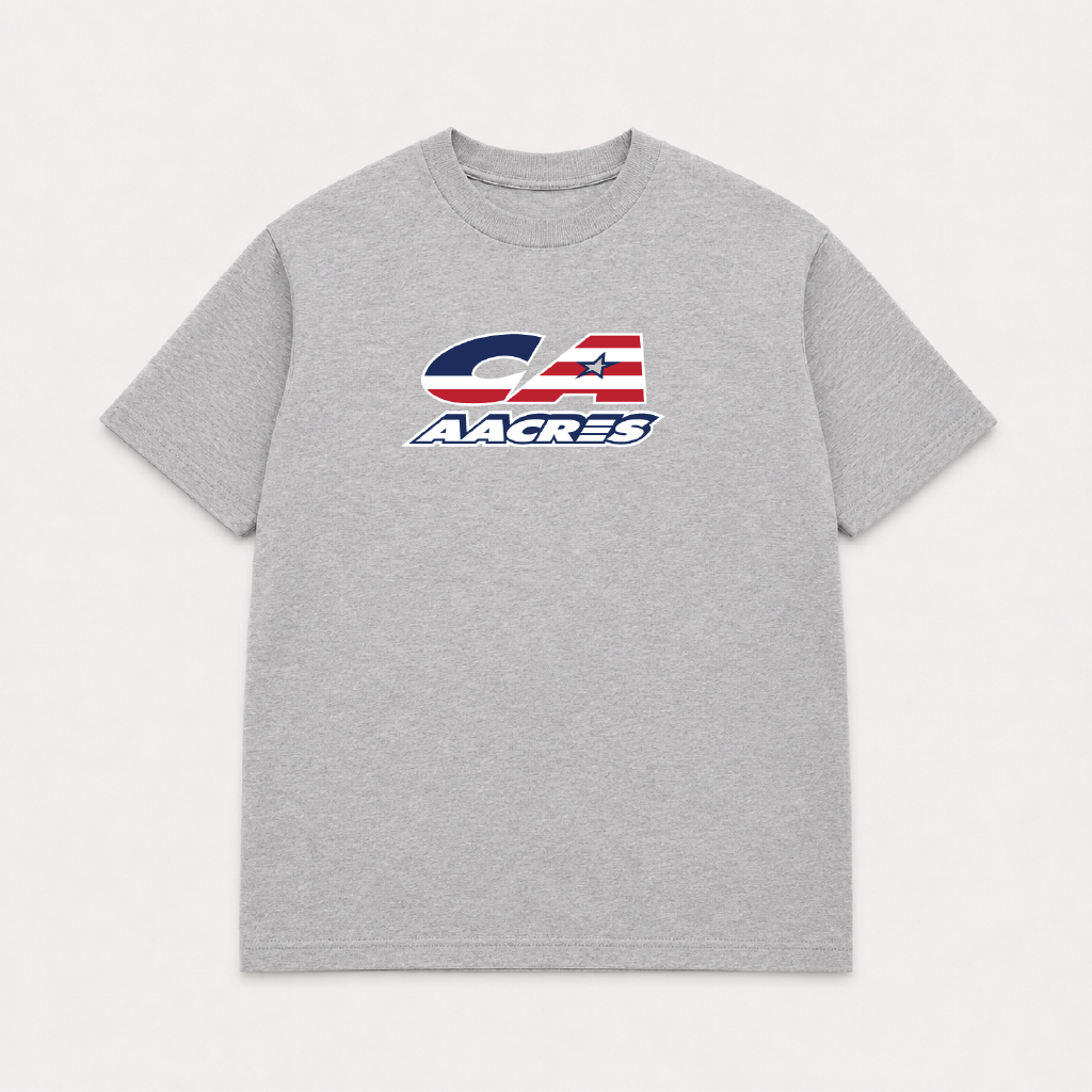 CASA - USA HEATHER GREY TEE