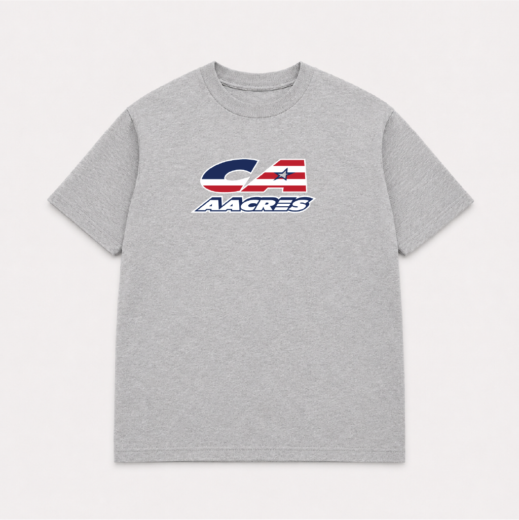 CASA - USA HEATHER GREY TEE