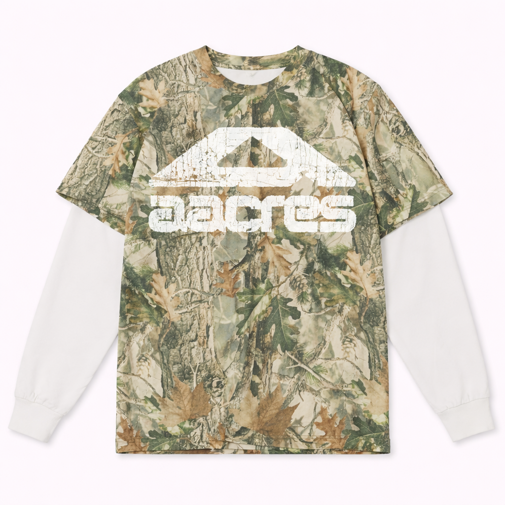 STAMP TREE CAMO LONG SLEEVE TEE